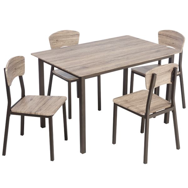 Comedor 4 Sillas Café M20578| Compra en PYCCA - pycca Comedor 4 Sillas Café M20578| Compra en PYCCA - pycca