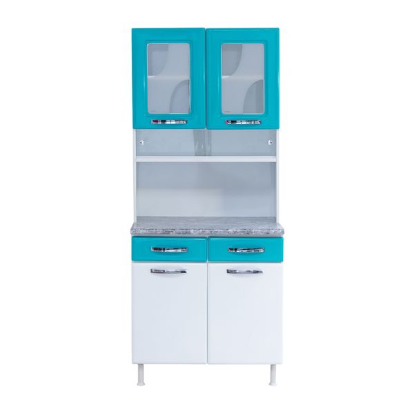 Mueble de Cocina Blanco con Turquesa M22855| Compra en PYCCA - pycca Mueble de Cocina Blanco con Turquesa M22855| Compra en PYCCA - pycca