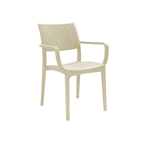 Combo Mesa de Comedor + 6 Sillas con Brazo Beige CB7522| Compra en ... Combo Mesa de Comedor + 6 Sillas con Brazo Beige CB7522| Compra en ...