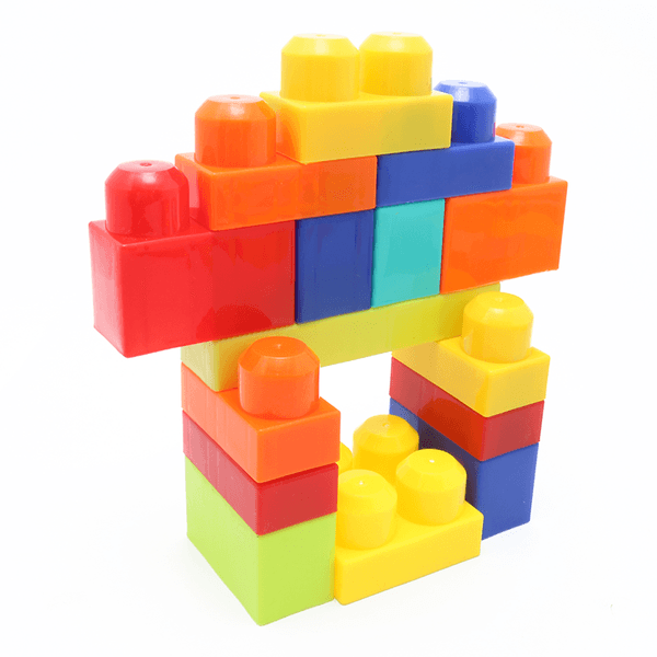 Maxi Bloque Piezas De Lego Sueltas Bolsa De Bloques 60 Piezas