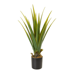 Planta Decorativa con Maceta Blanca 38 cm F00141