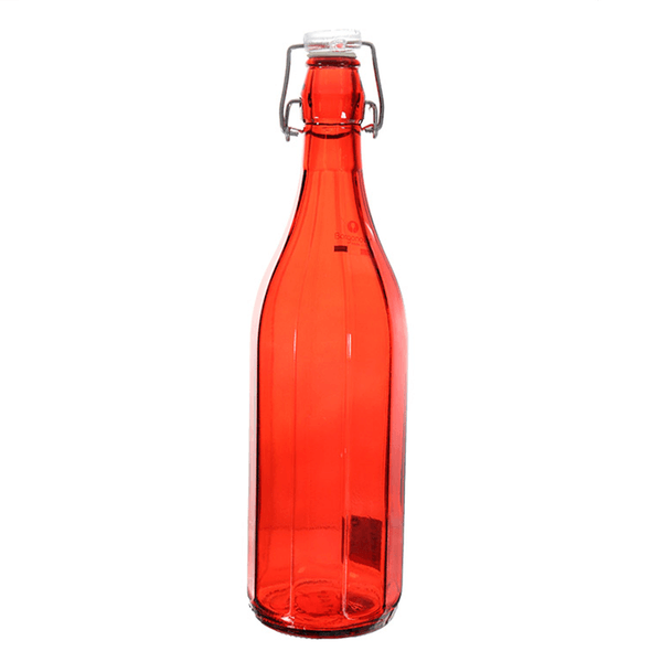 Botella de vidrio con tapa de rosca de 1000 ml. Modelo. 061.01.901 –  Científica Vela Quin S de R.L de C.V