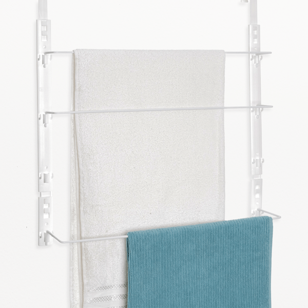 Porta toallas para pared 1 nivel elaborado en acero cromado