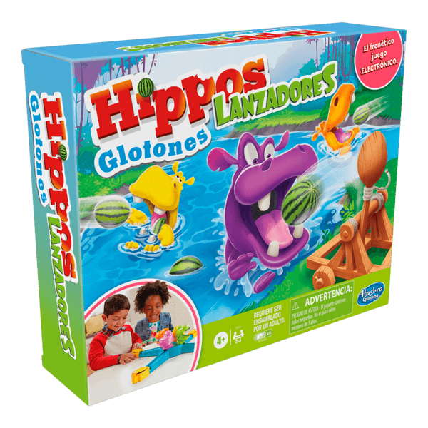 Juego de Mesa Hippos Glotones Lanzadores Compra en PYCCA pycca