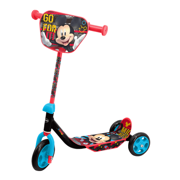 Mickey Mouse - Cama infantil de madera y metal, color azul
