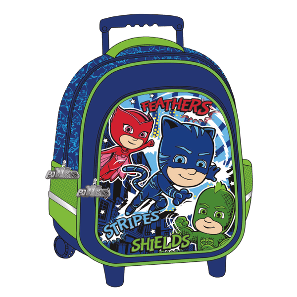 Mochila 16 Pulg Pj Mask con Ruedas Azul Verde Compra en PYCCA pycca