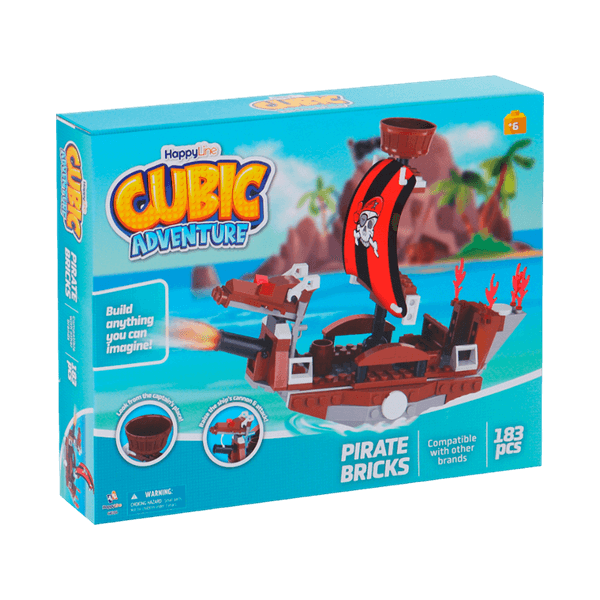 Cubic Adventure Bloques Barco Pirata 183 Piezas Compra en PYCCA