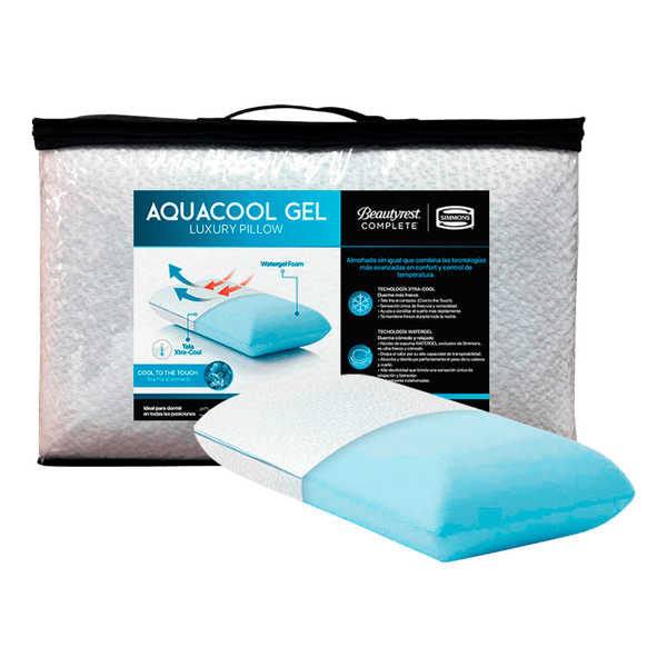 Almohada Simmons Aquacool Gel Luxury Estandar 60 x 40 cm D02353 Compra en PYCCA pycca